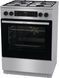 Плита Gorenje комбінована, 71л, 60x60см, дисплей, емальовані реш, програматор IconLed,нерж (GKS6C70XJ) 375925 фото 8
