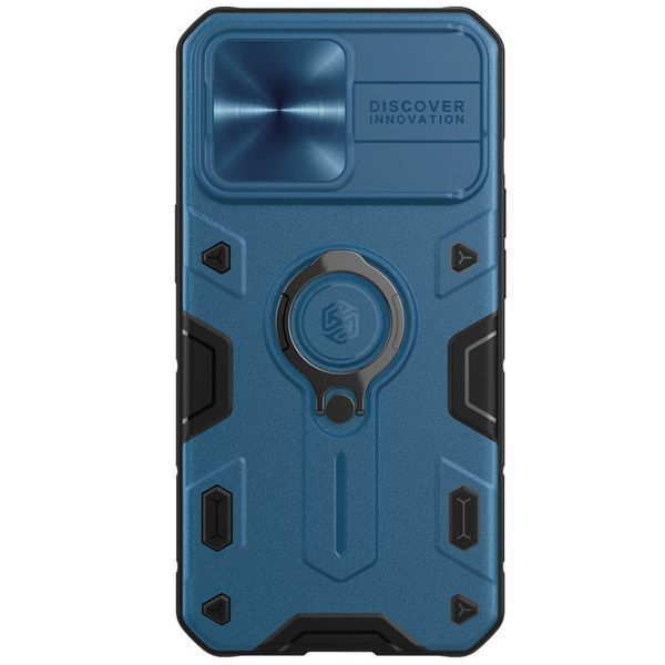 TPU+PC чохол Nillkin CamShield Armor no logo (шторка на камеру) для Apple iPhone 13 Pro Max (6.7") Синій 239057 фото