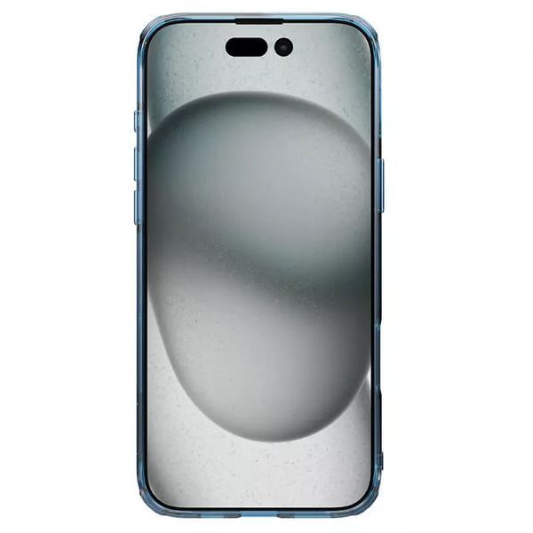 TPU чохол Nillkin Nature Pro Magnetic для Apple iPhone 16 (6.1") Синій (прозорий) 326098 фото