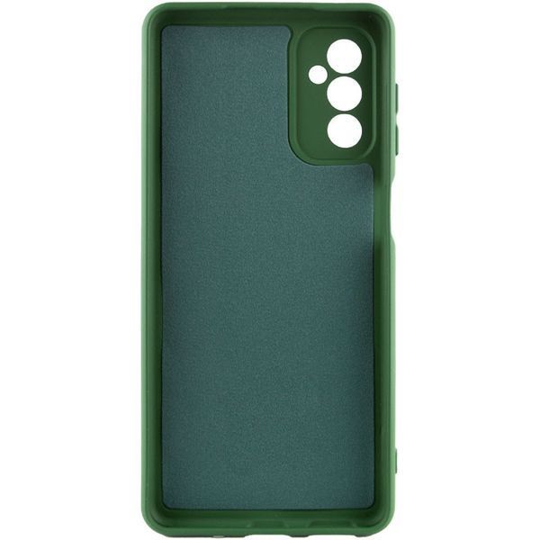 Чохол TPU GETMAN Liquid Silk Full Camera для Samsung Galaxy A24 4G Зелений / Dark green 383644 фото