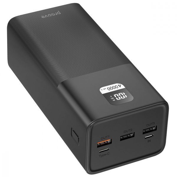 Портативна батарея Proove 40000mAh 100W Giant (PBGI99320001) Black 315400 фото