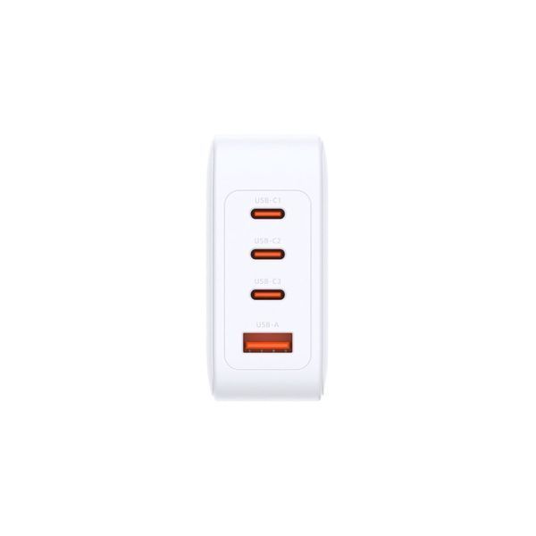 Зарядний пристрій мережевий D-Link DCP-101 100Вт GaN 3хUSB-С, 1xUSB-A, білий 395540 фото