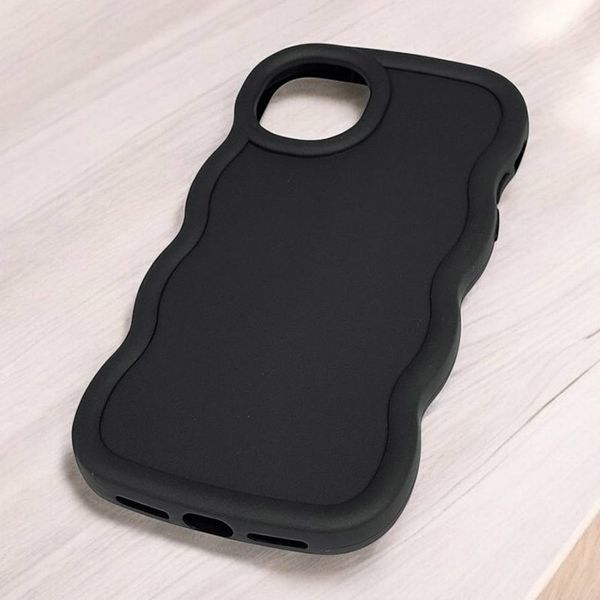 Чохол TPU Ripple для Apple iPhone 15 (6.1") Black 376581 фото