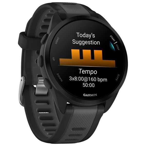 Смарт-годинник Garmin Forerunner 165 Music Black/Slate Gray (010-02863-30) 323552 фото