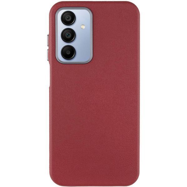 Шкіряний чохол Leather Case Metal Buttons для Samsung Galaxy A25 5G Red 341408 фото