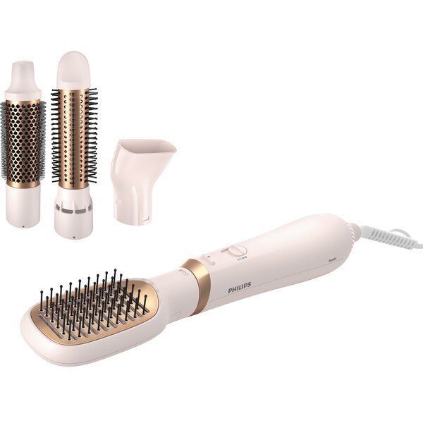 Фен-щітка Philips 3000 Series, 800Вт, 3 режими, кераміка, турмалін, рожевий (BHA310/00) 367744 фото