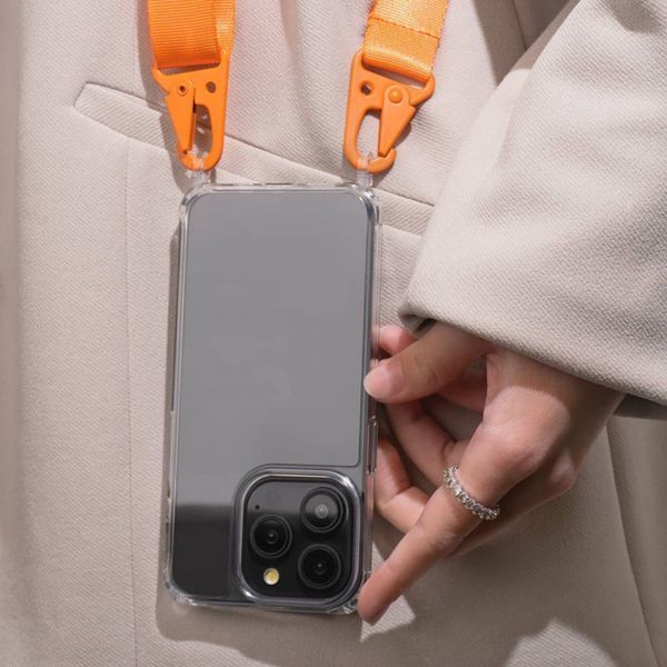 Чохол WAVE Clear Case with Strap iPhone Xr pink sand 334032 фото