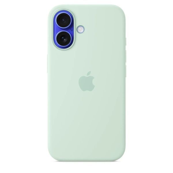 Чохол-накладка Apple iPhone 16 Silicone Case with MagSafe - Aquamarine (MDGP4) 378182 фото