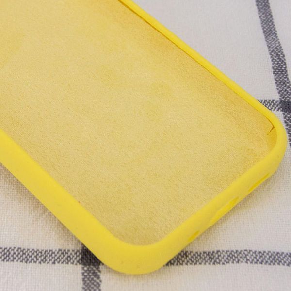 Чохол Silicone Case Full Protective (AA) NO LOGO для Apple iPhone XS Max (6.5") Жовтий / Yellow 321067 фото