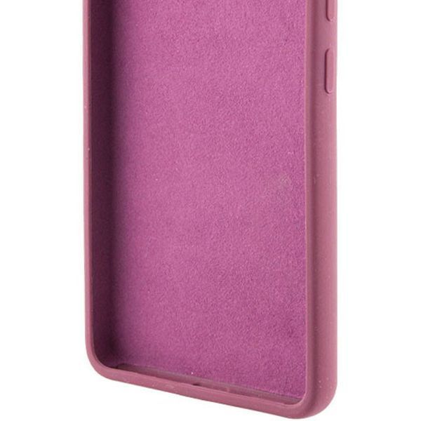 Чохол TPU GETMAN Liquid Silk Full Camera для Motorola Moto E40 Бордовий / Marsala 356918 фото