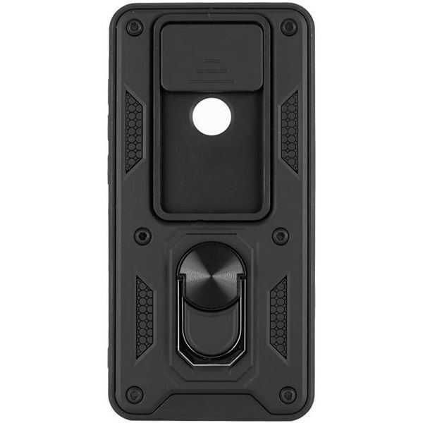 Чохол Ummi Camshield Serge Ring для Xiaomi Redmi Note 9 / Redmi 10X Чорний 390787 фото