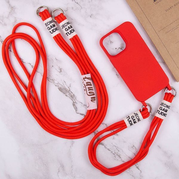 Чохол TPU two straps California для Apple iPhone 11 Pro Max (6.5") Червоний 255772 фото