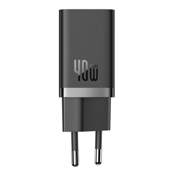 Зарядний Пристрій Baseus GaN5 Pro 40W C+C 40W (CCGP180101) Black 280909 фото