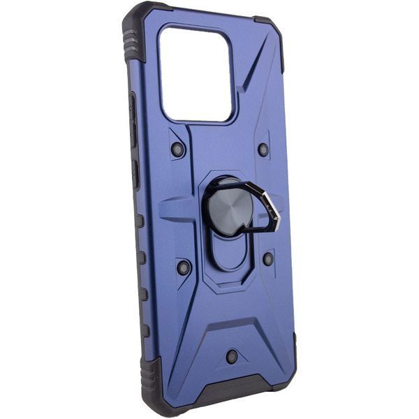 Ударостійкий чохол Pathfinder Ring для Xiaomi Redmi 10C / Poco C40 Синій / Navy 259263 фото
