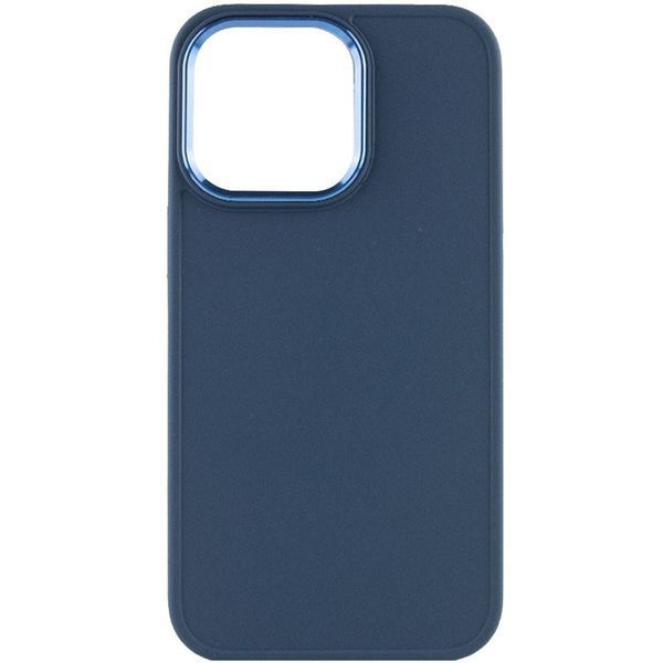TPU чохол Bonbon Metal Style для Apple iPhone 14 Pro (6.1") Синій / Denim Blue 257173 фото