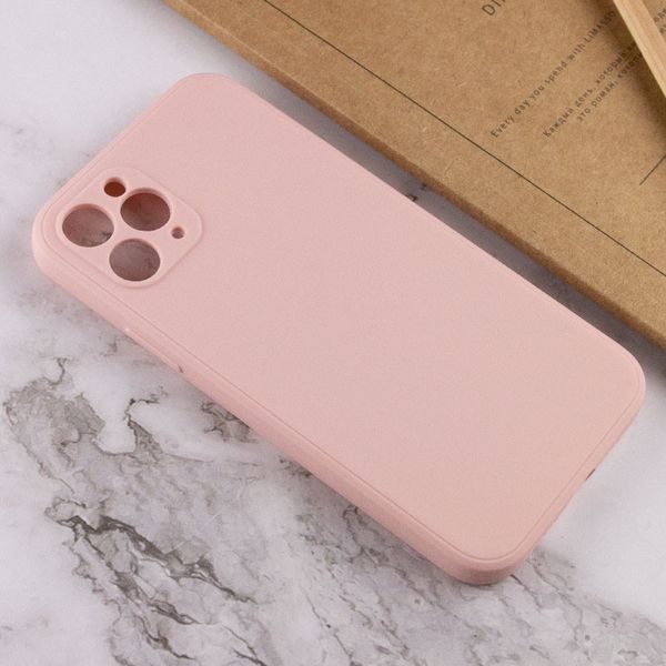 Силіконовий чохол Candy Full Camera для Apple iPhone 11 Pro Max (6.5") Рожевий / Pink Sand 205929 фото