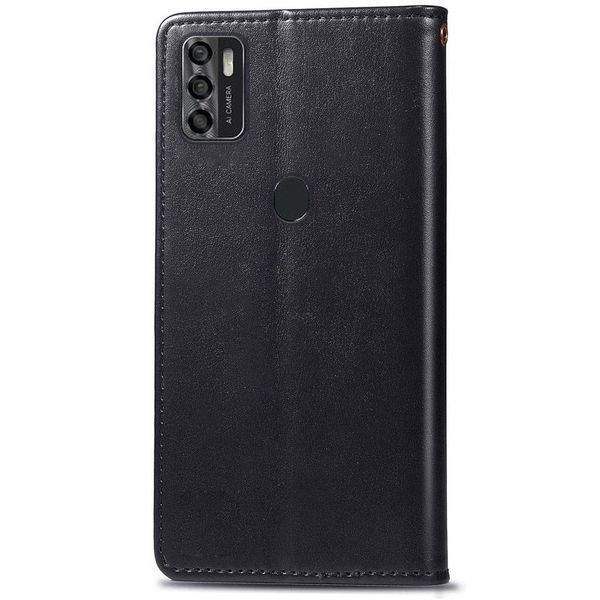 Шкіряний чохол книжка GETMAN Gallant (PU) для ZTE Blade A7s (2020) Чорний 207115 фото