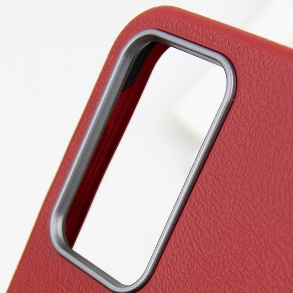 Шкіряний чохол Leather Case Metal Buttons для Samsung Galaxy A25 5G Red 341408 фото