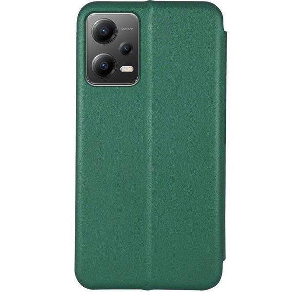 Шкіряний чохол (книжка) Classy для Xiaomi Poco X5 5G / Note 12 5G Зелений 273670 фото