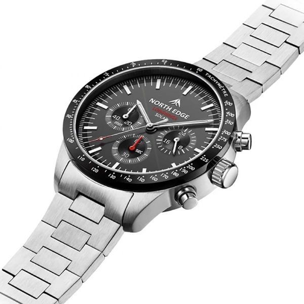 Механічний Годинник NORTH EDGE Longwings black 378295 фото
