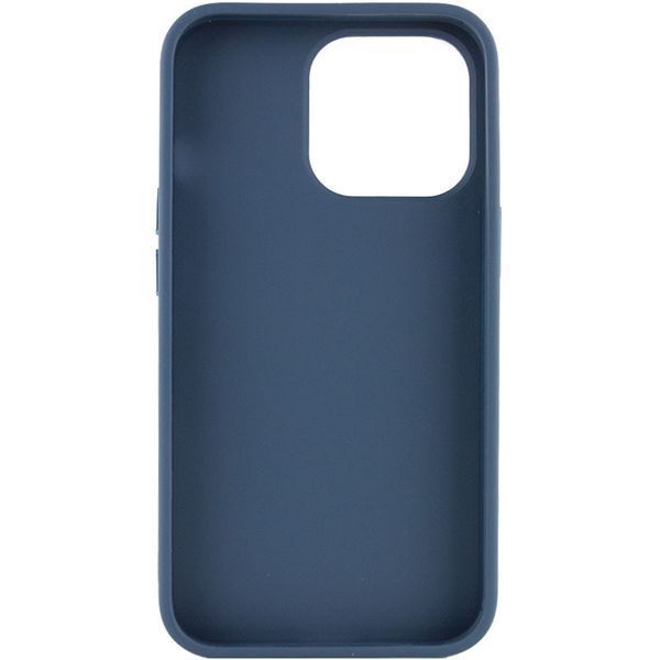 TPU чохол Bonbon Metal Style для Apple iPhone 14 Pro (6.1") Синій / Denim Blue 257173 фото