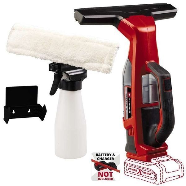 Пилосос акумуляторний Einhell BRILLIANTO віконний, 18В, 280мм, 0.1л, з розпилювачем, 0.74кг, без АКБ і ЗП (3437100) 374293 фото