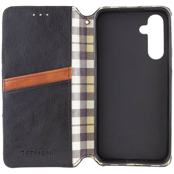 Шкіряний чохол книжка GETMAN Cubic (PU) для Samsung Galaxy A54 5G Чорний 269036 фото