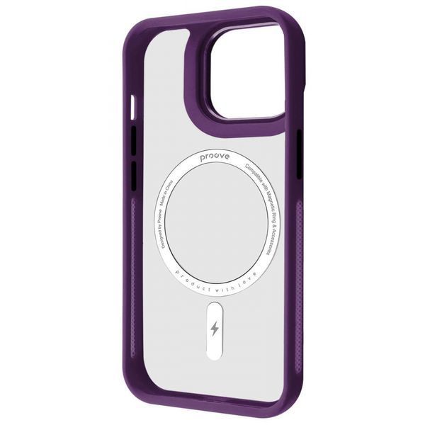 Чохол Proove Clear Essence Case with Magnetic Ring iPhone 13 Pro Max deep purple (PCCEIP13PM04) 346164 фото