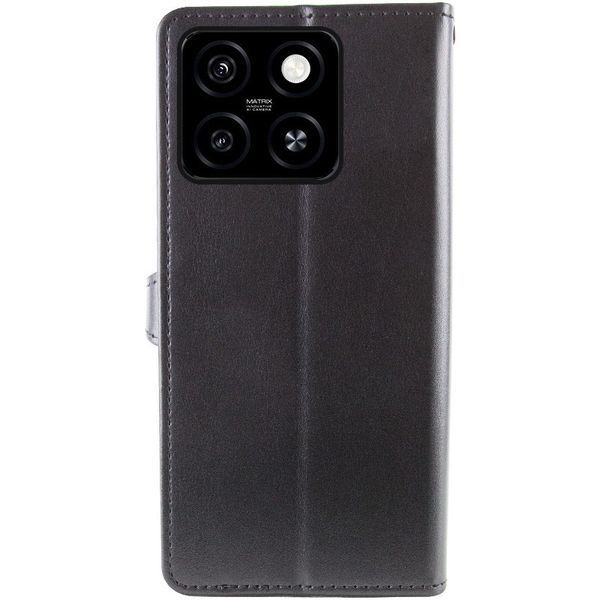 Шкіряний чохол-книжка GETMAN Gallant (PU) для ZTE Blade A55 4G Чорний 358681 фото