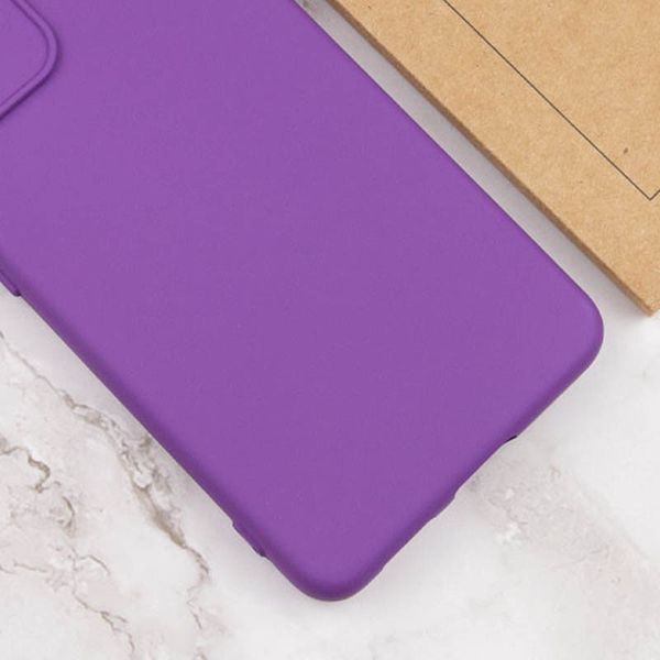 Чохол TPU GETMAN Liquid Silk Full Camera для Xiaomi Redmi 12 Фіолетовий / Purple 356728 фото