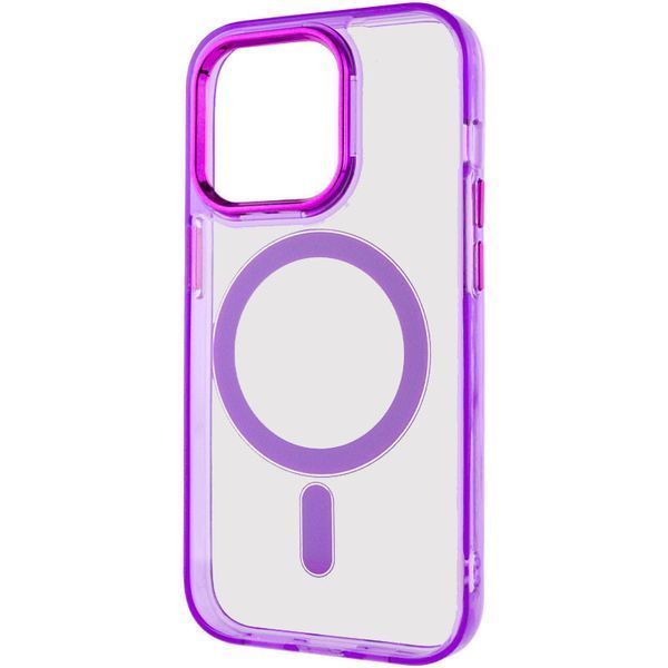Чохол TPU Iris with MagSafe для Apple iPhone 14 Pro (6.1") Фіолетовий 272163 фото