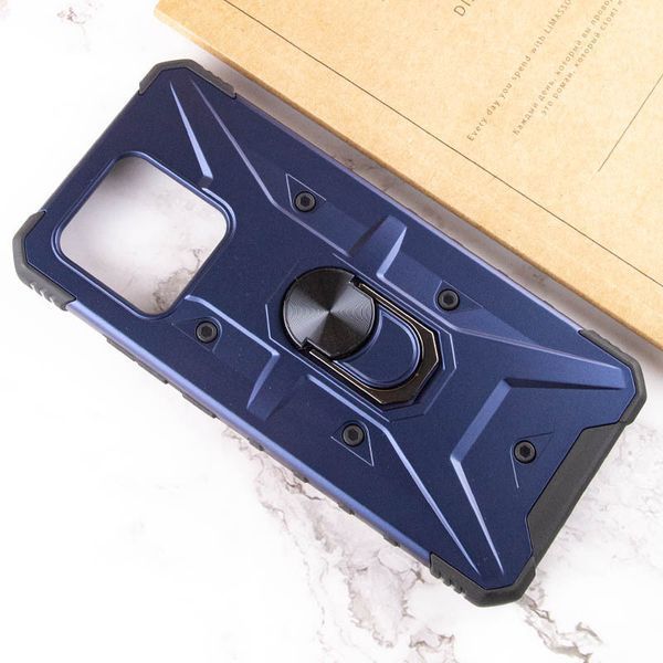 Ударостійкий чохол Pathfinder Ring для Xiaomi Redmi 10C / Poco C40 Синій / Navy 259263 фото