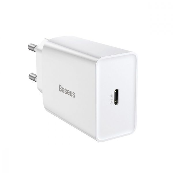 Зарядний Пристрій Baseus 20W QC 1С CCFS-SN02 White 217011 фото