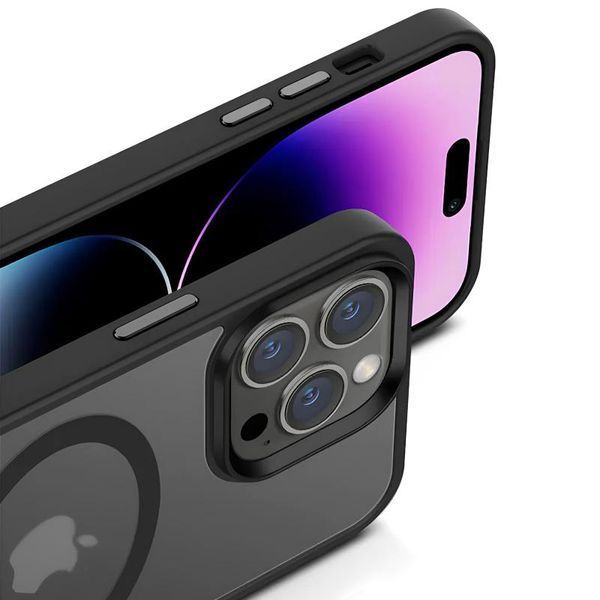 Чохол Ummi Colorful with MagSafe для Apple iPhone 16 Pro (6.3") Чорний / Black 401955 фото