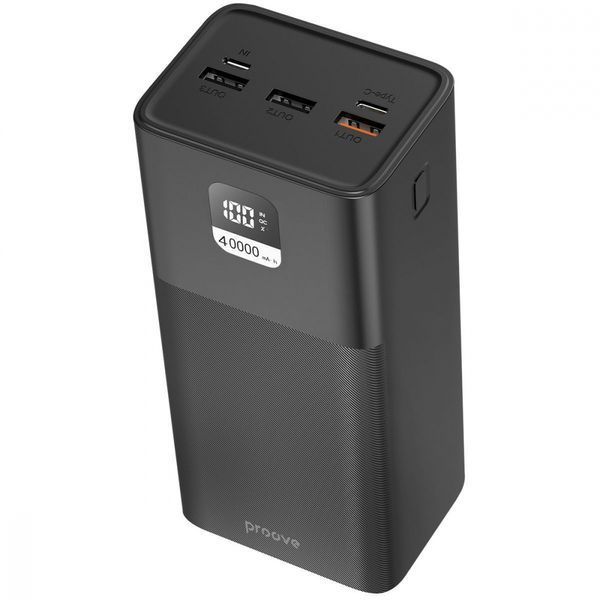 Портативна батарея Proove 40000mAh 100W Giant (PBGI99320001) Black 315400 фото