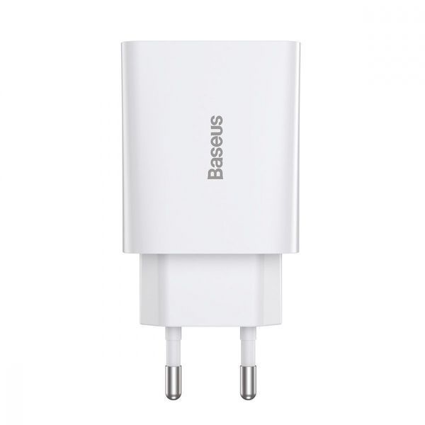 Зарядний Пристрій Baseus 20W QC 1С CCFS-SN02 White 217011 фото