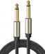 Кабель UGREEN AV128 6.35mm Male To 6.35mm Male Cable 2m (10638) Gray 283257 фото 1