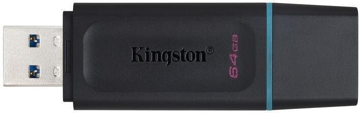Флеш-пам'ять USB Kingston DataTraveler Exodia 64GB Black+Teal (DTX/64GB) 319769 фото