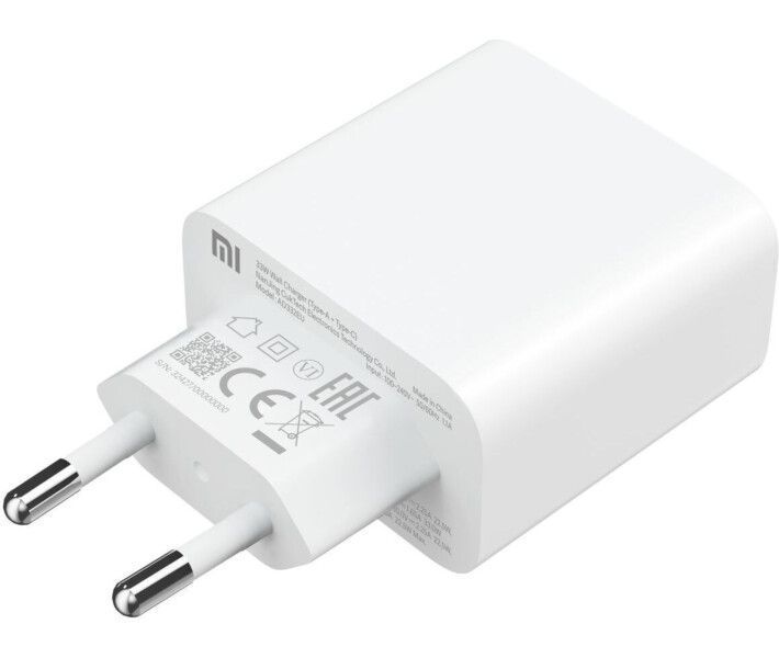Зарядний Пристрій Xiaomi 33W C+U (BHR4996GL) White 224683 фото