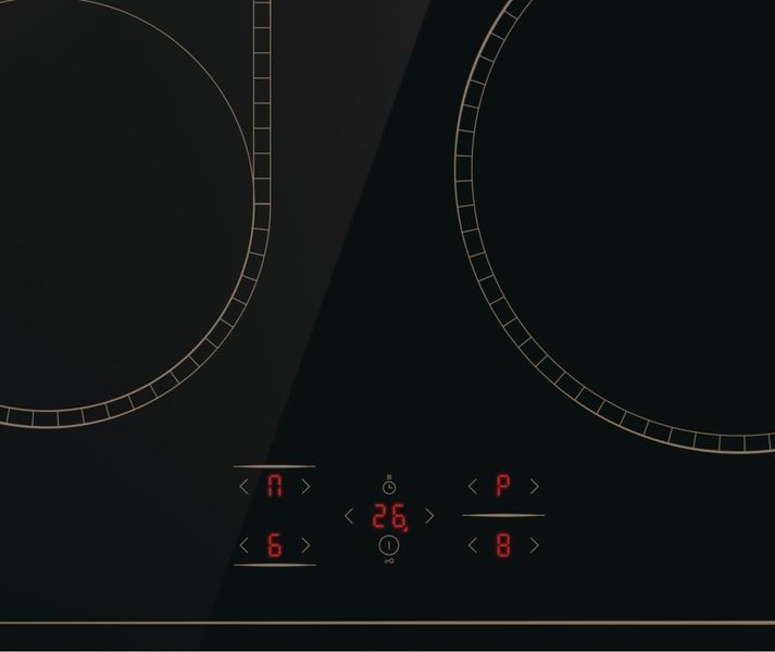 Варильна поверхня Gorenje індукційна, 60см, PowerBoost, TouchControl, поєднання конфорок, чорний (GI6421CLBSC) 369681 фото