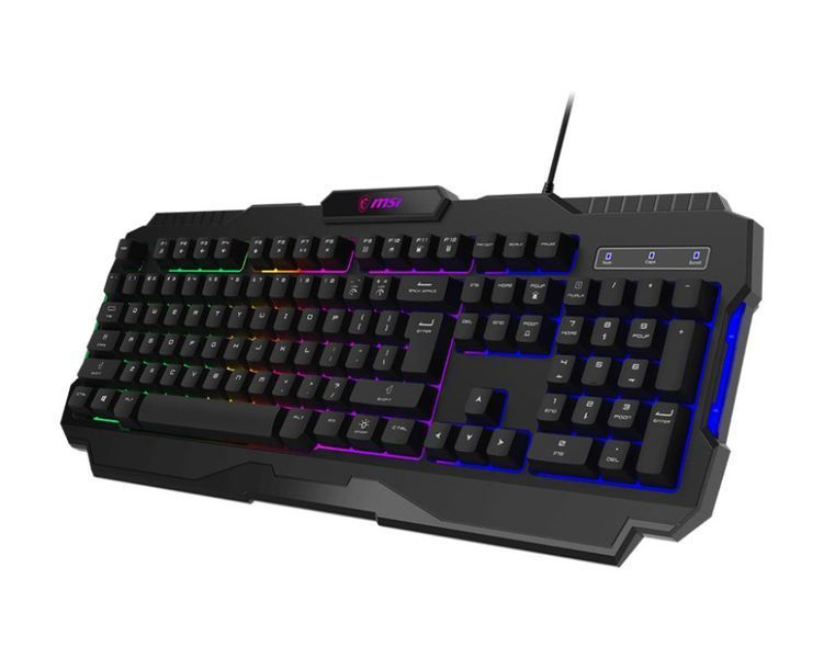 Клавіатура GAMING BLACK UA FORGE GK100 UA MSI 359103 фото