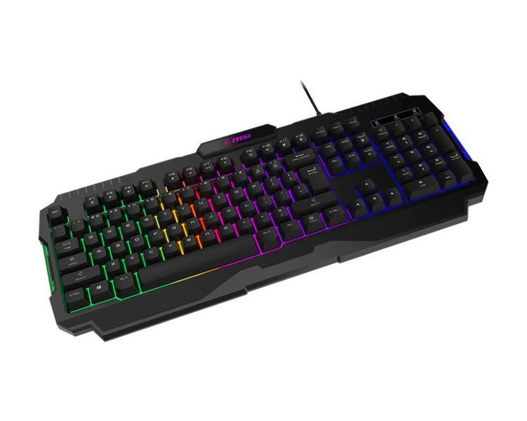 Клавіатура GAMING BLACK UA FORGE GK100 UA MSI 359103 фото