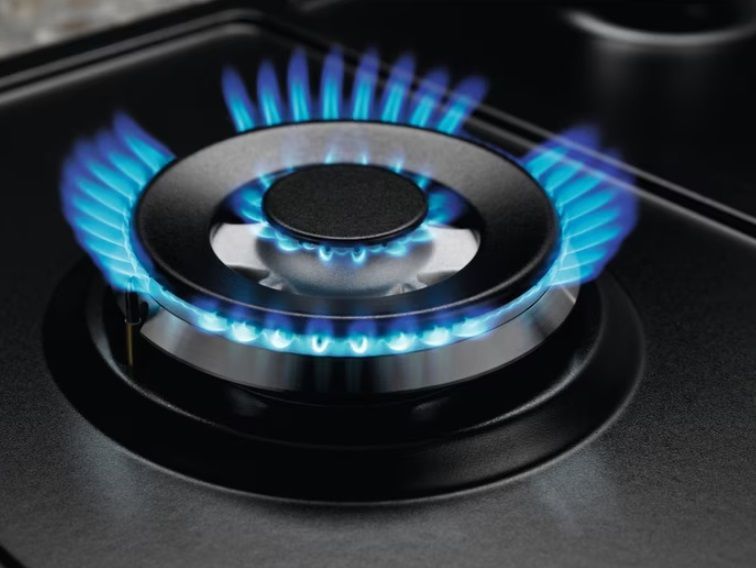 Варильна поверхня Electrolux газова, 60см, чавун, чорний матовий (KGS6436RK) 367894 фото