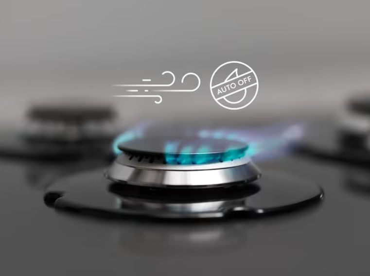 Варильна поверхня Electrolux газова, 60см, чавун, чорний матовий (KGS6436RK) 367894 фото