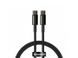 Кабель Baseus Tungsten Gold Type-C To Type-C 100W (CATWJ-01) Black 1m 244327 фото 1