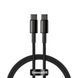 Кабель Baseus Tungsten Gold Type-C To Type-C 100W (CATWJ-01) Black 1m 244327 фото 7