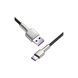 Кабель Baseus Cafule Metal Data Type-C 66W (0.25m) (CAKF000001) Black 271346 фото 3