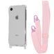 Чохол WAVE Clear Case with Strap iPhone Xr pink sand 334032 фото 1