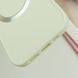 TPU чохол Bonbon Metal Style with MagSafe для Apple iPhone 16 (6.1") Білий / White 322890 фото 8