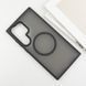 TPU+PC чохол Metal Buttons with MagSafe Colorful для Samsung Galaxy S25 Ultra Чорний / Black 348221 фото 2